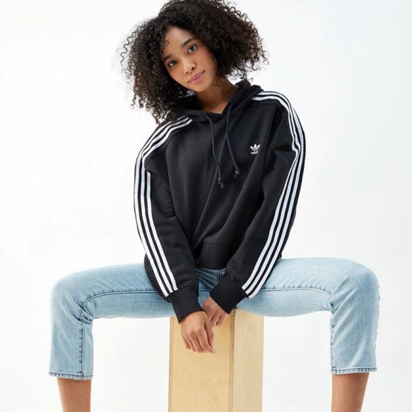 Adidas Women’s Cropped Hoodie - Picture 2 of 6